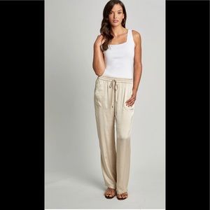 NWT ELIE TAHARI ZUMA LOUNGE PANT | CREAM | S